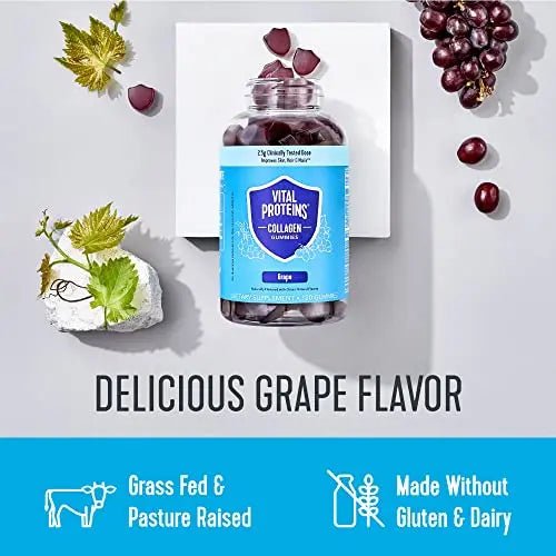 Vital Proteins Collagen Gummies, 2.5g of Clinically-Tested Collagen for Hair, Skin - TrustMedUSA