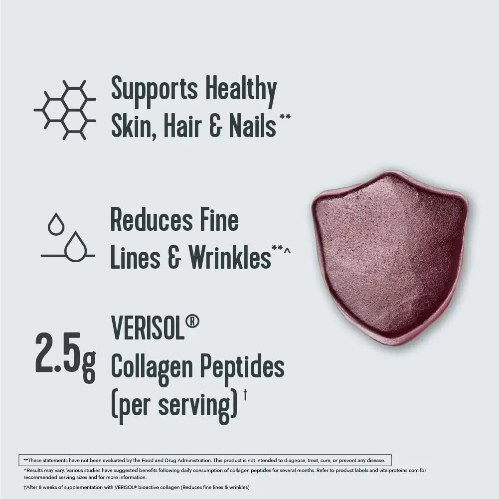 Vital Proteins Collagen Gummies, 2.5g of Clinically-Tested Collagen for Hair, Skin, Nails - TrustMedUSA
