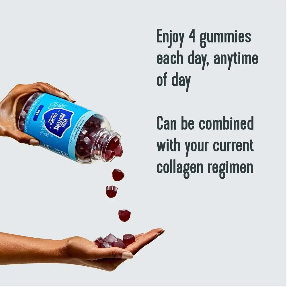 Vital Proteins Collagen Gummies, 2.5g of Clinically-Tested Collagen for Hair, Skin, Nails - TrustMedUSA