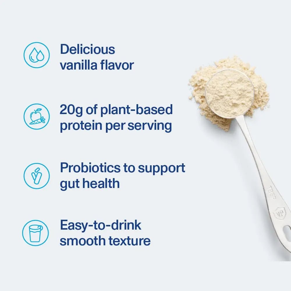 Vital Proteins Collagen Peptides Powder, 9.33 oz Unflavored + 15 oz Vanilla Plant Protein - TrustMedUSA