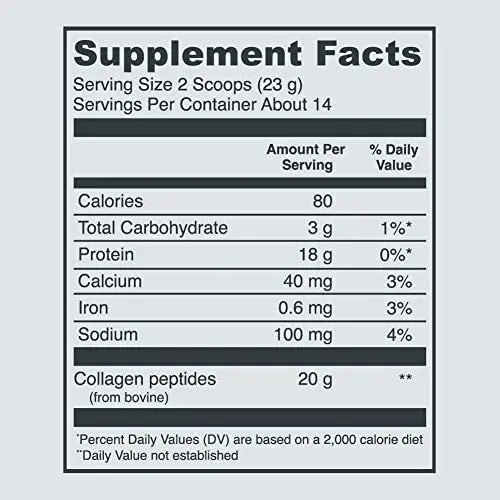 Vital Proteins Collagen Peptides Powder, Helps Support Healthy Hair, Skin, Nails - TrustMedUSA