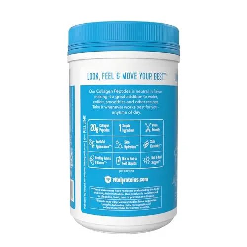 Vital Proteins Collagen Peptides Powder, Promotes Hair, Nail, Skin, Bone and Joint Health - TrustMedUSA
