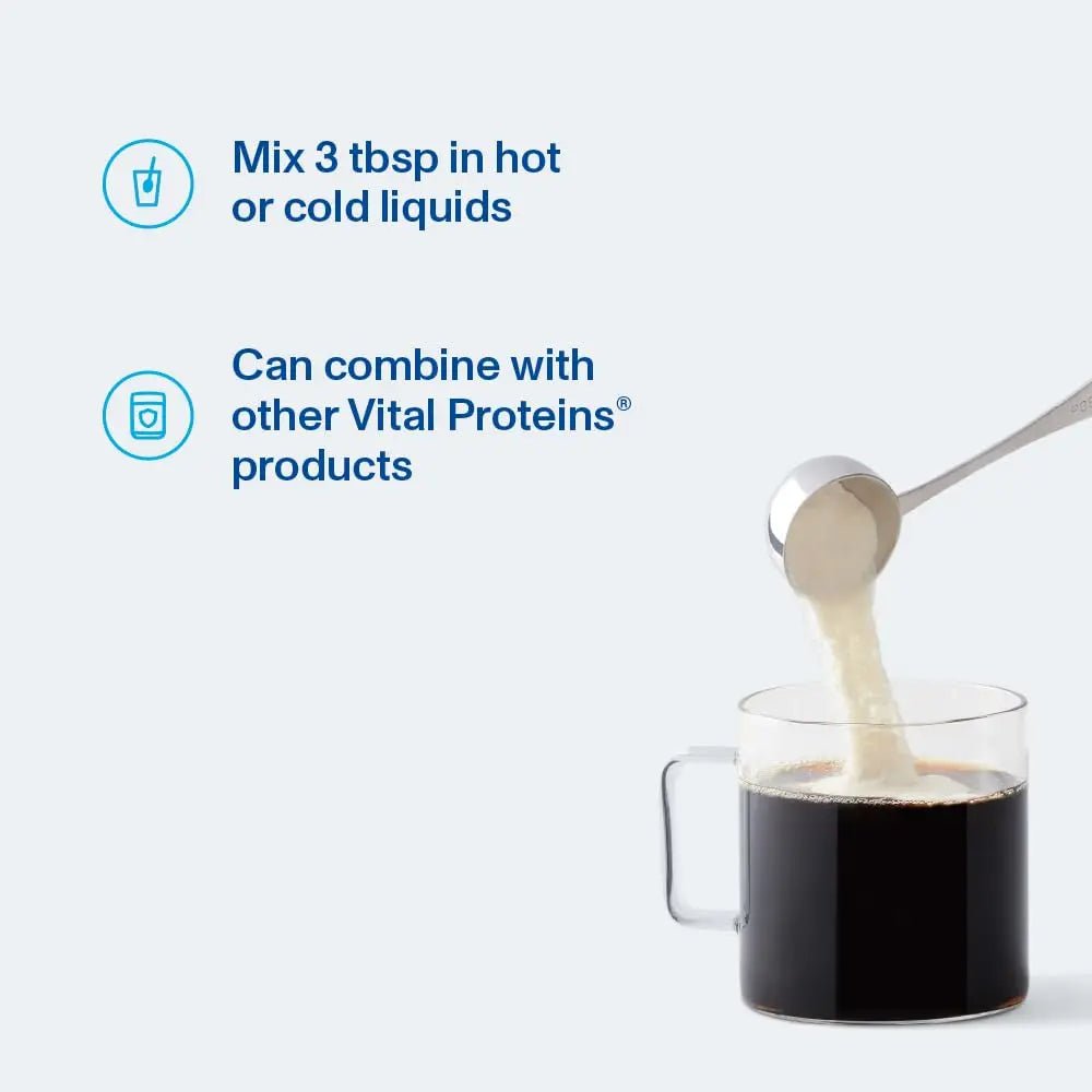 Vital Proteins Collagen Powder Supplement Hydrolyzed Peptides with Hyaluronic Acid - TrustMedUSA
