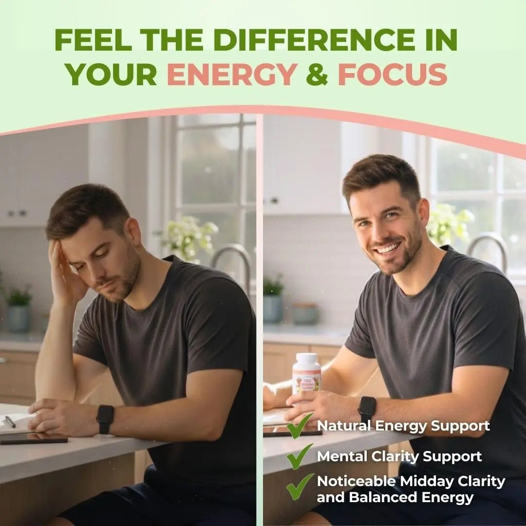 Vital Super Fruits & Veggies - Daily Superfood Capsules for Adults - Fruit & Vegetable Supplements to Boost Immunity & Energy - 2-in-1 Formula for Overall Wellness - TrustMedUSA