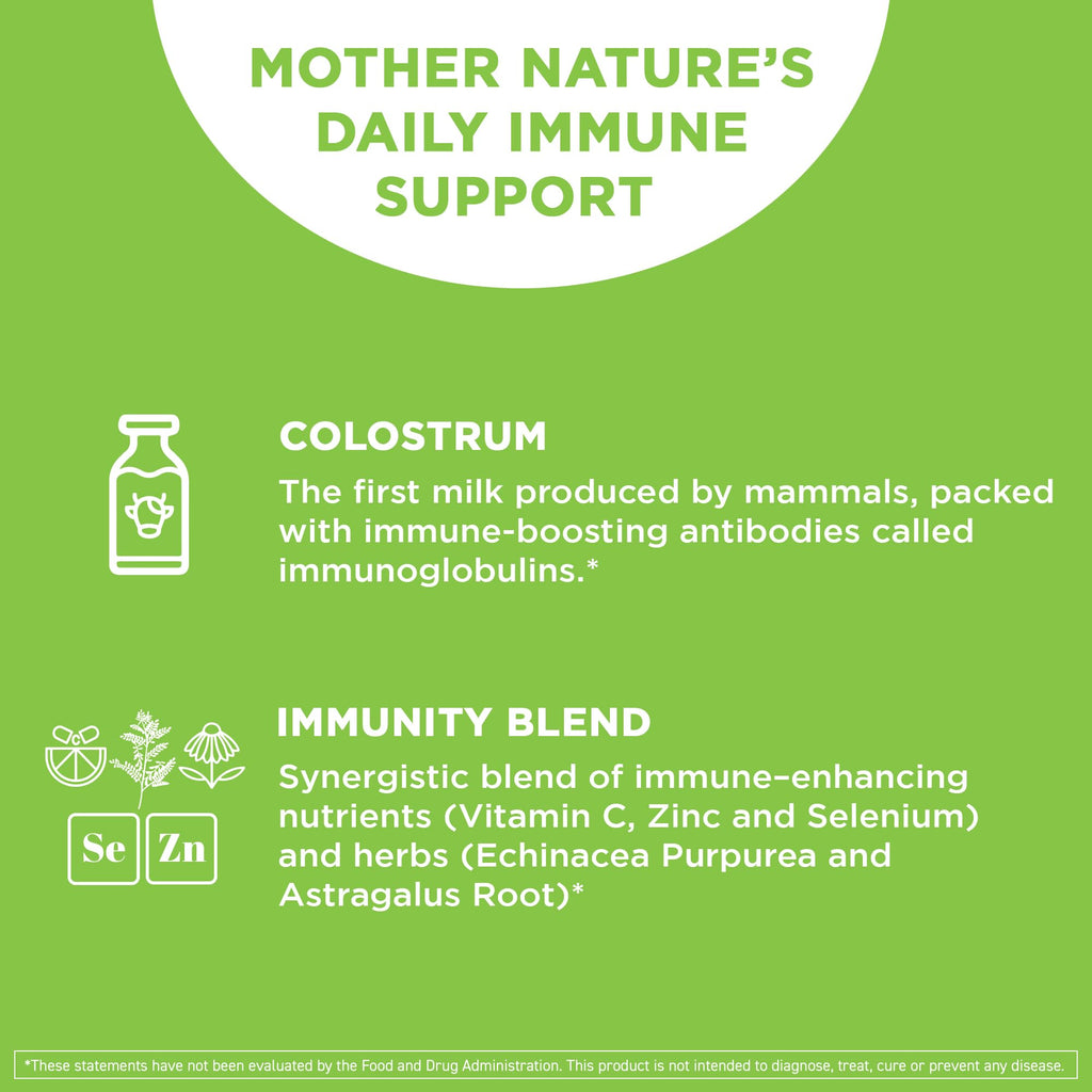 Vital Vitamins Colostrum Supplement - Vitamin C, Zinc, & Selenium - from First Milking - Standardized to Contain 10% IgG Immunoglobulins - Grass-Fed American Cows - 60 Capsules - TrustMedUSA
