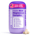 VitalForm Magnesium Glycinate Sleep Complex – Non-Habit Forming Support with L-Theanine, GABA, Zinc & Rhodiola – Promotes Relaxation, Calm & Muscle Recovery – Non-Melatonin – 100 Capsules - TrustMedUSA