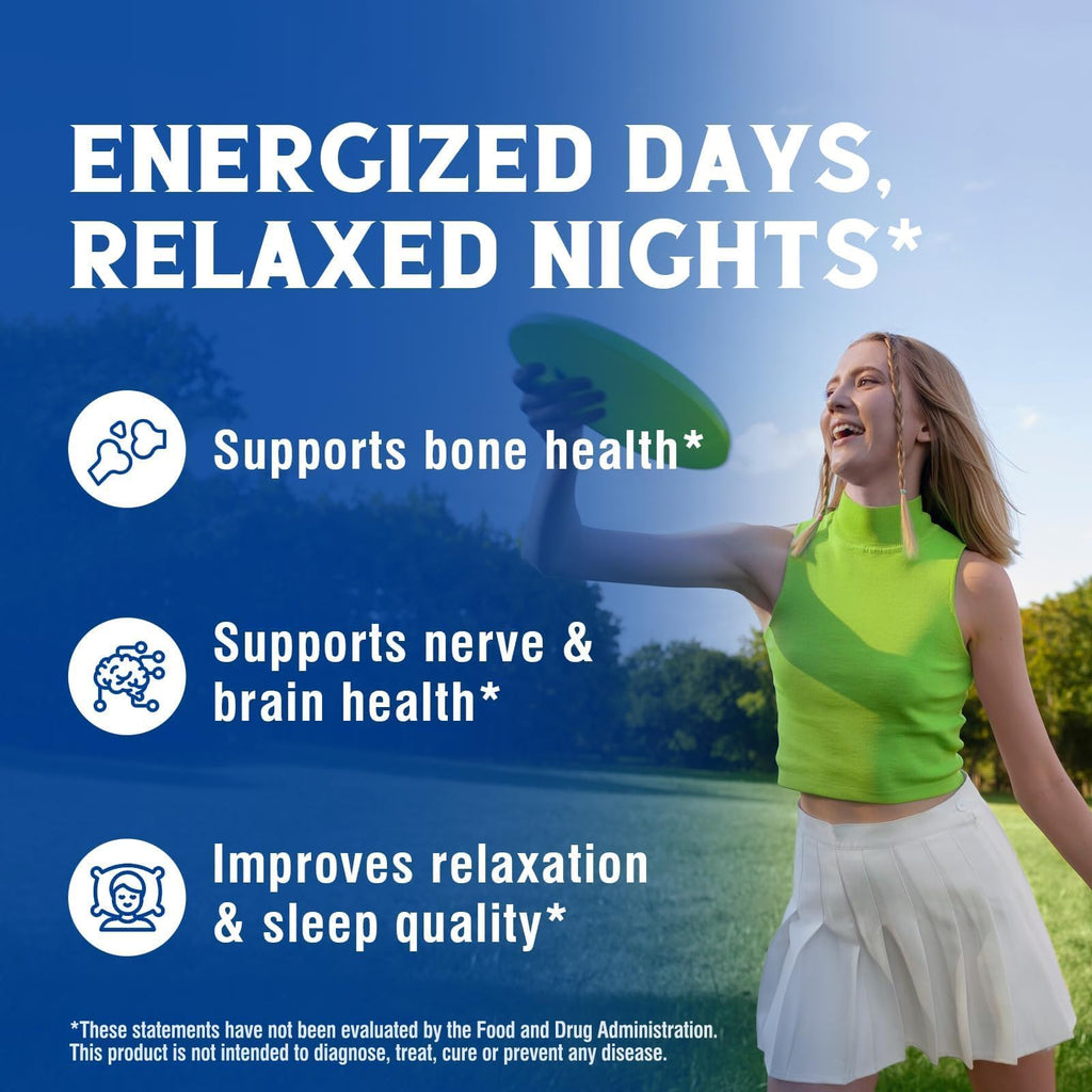 Vitalibre 10 in 1 Magnesium Complex, 420mg Elemental Magnesium | Ultra Strength, Max Absorption | Chelated Magnesium Supplement for Nerves, Bone & Heart Health - TrustMedUSA