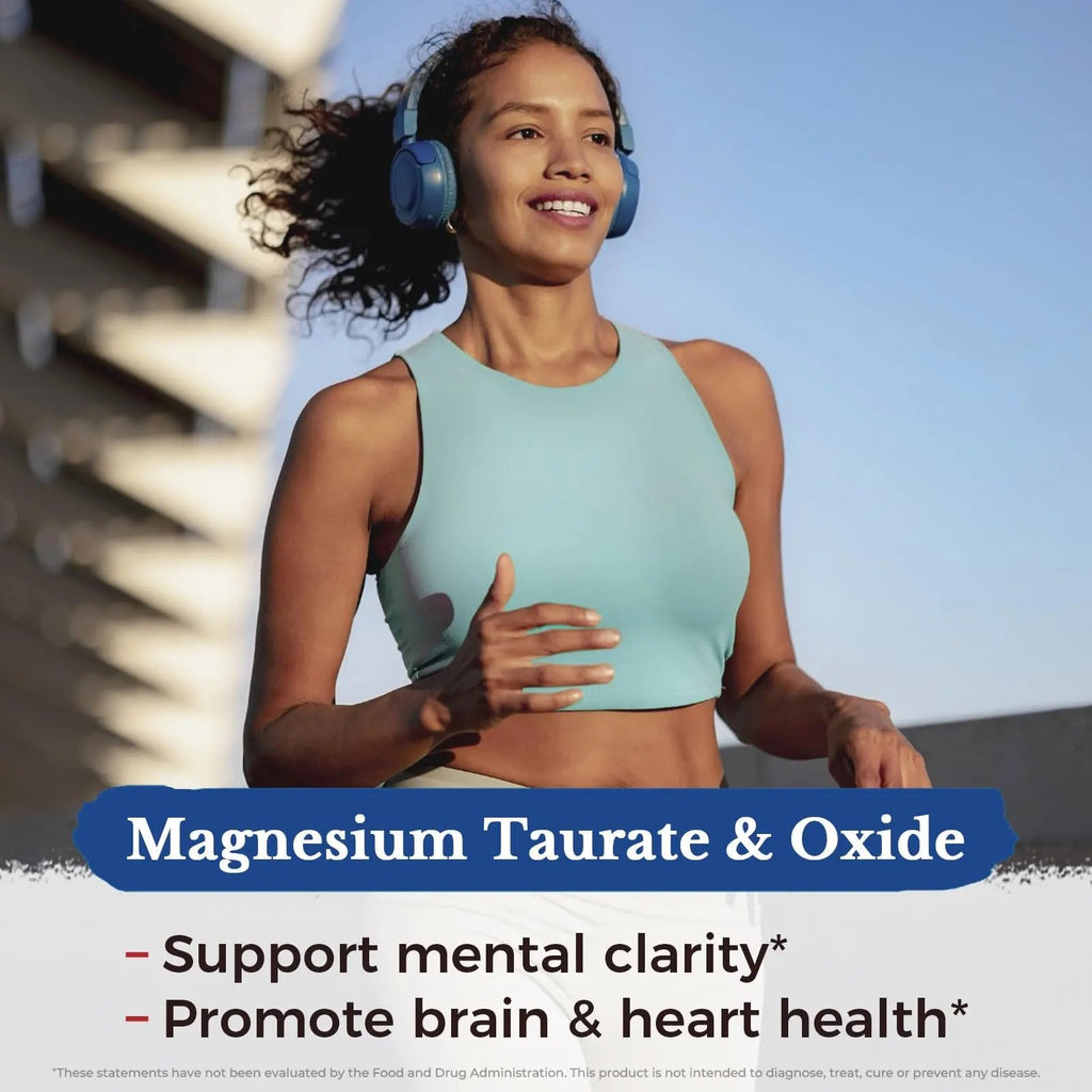Vitalitown Magnesium Complex Supplement | 300mg Elemental Mag | Magnesium Citrate Glycinate Taurate Malate | Non-GMO, No Gluten, 90 Vegan Magnesio Capsules for Bone Brain Heart - TrustMedUSA