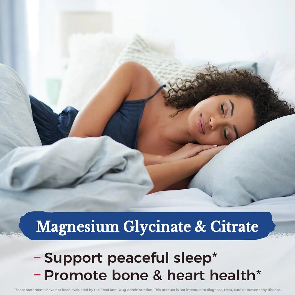Vitalitown Magnesium Complex Supplement | 300mg Elemental Mag | Magnesium Citrate Glycinate Taurate Malate | Non-GMO, No Gluten, 90 Vegan Magnesio Capsules for Bone Brain Heart - TrustMedUSA