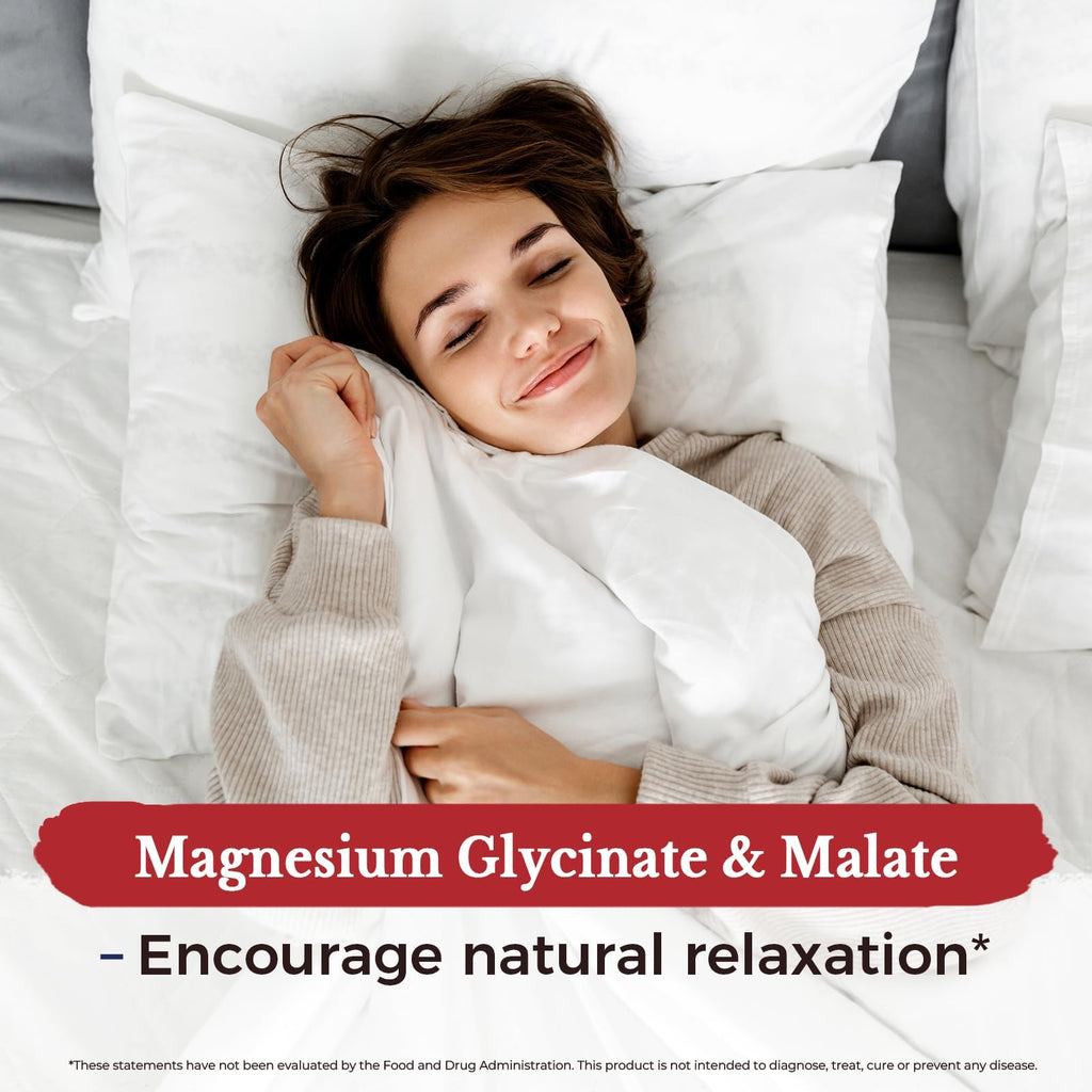Vitalitown Magnesium Complex Supplement 500mg - NSF Certified Magnesium Glycinate, Malate, Taurate & Citrate - Chelated High Absorption & Gentle on Stomach - TrustMedUSA