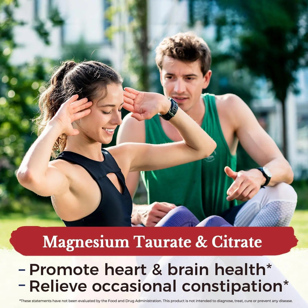 Vitalitown Magnesium Complex Supplement 500mg - NSF Certified Magnesium Glycinate, Malate, Taurate & Citrate - Chelated High Absorption & Gentle on Stomach - Vegan Non-GMO 120 Capsules - TrustMedUSA