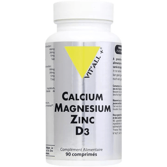Vitall+ Calcium Magnesium, Zinc, vitamin D3 90 Tabs - TrustMedUSA