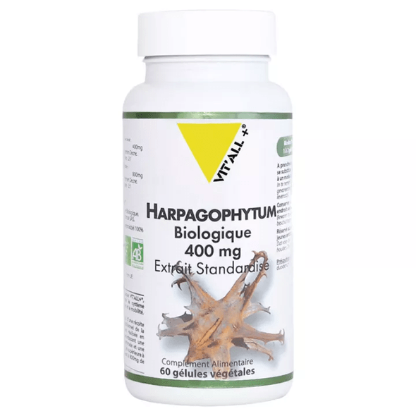 Vitall+ Harpagophytum Bio 400 mg 60 vegetarian capsules - TrustMedUSA