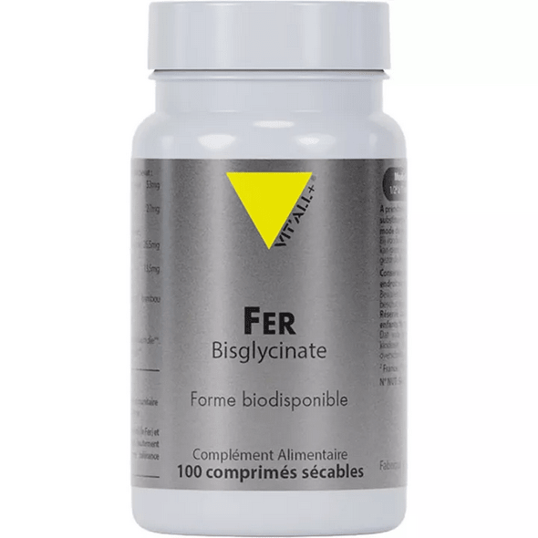 Vitall+ Iron Bisglycinate 27mg 100 divisible tablets - TrustMedUSA