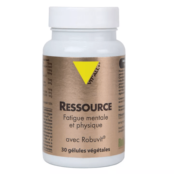 Vitall+ Ressource Mental and Physical Strength 30 Vegetable Capsules - TrustMedUSA