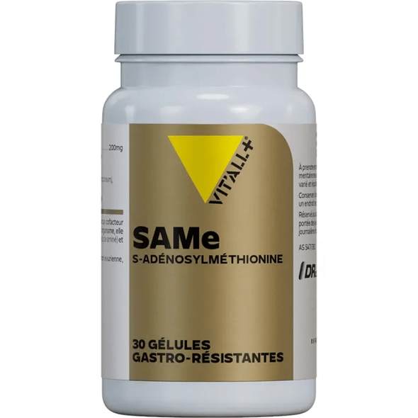 Vitall+ SAMe S-adenosyl L-methionine 200mg 30 capsules - TrustMedUSA