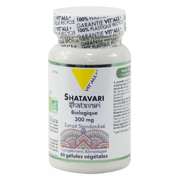 Vitall+ Shatavari Bio 300mg Standardized Extract 60 vegetarian capsules - TrustMedUSA