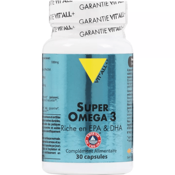 Vitall+ Super Omega 3 1000 mg capsules - TrustMedUSA