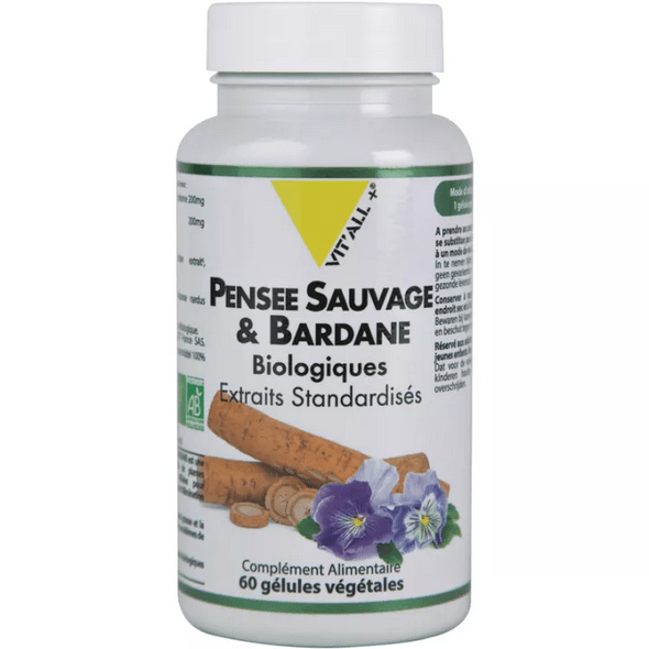 Vitall+ Wild Pansy & Burdock 60 vegetarian capsules - TrustMedUSA