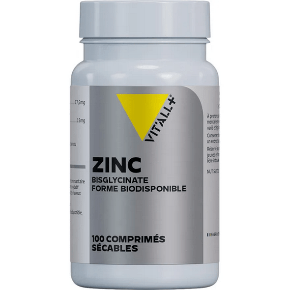 Vitall+ Zinc Bisglycinate 100 divisible tablets - TrustMedUSA