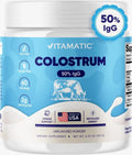 Vitamatic Bovine Colostrum Powder - 50% Highest IgG - Supplement for Gut Health - TrustMedUSA