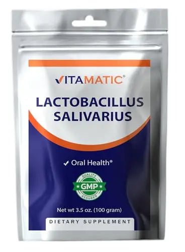 Vitamatic Lactobacillus Salivarius Probiotic Powder - Digestive Support - 100 Gram - TrustMedUSA