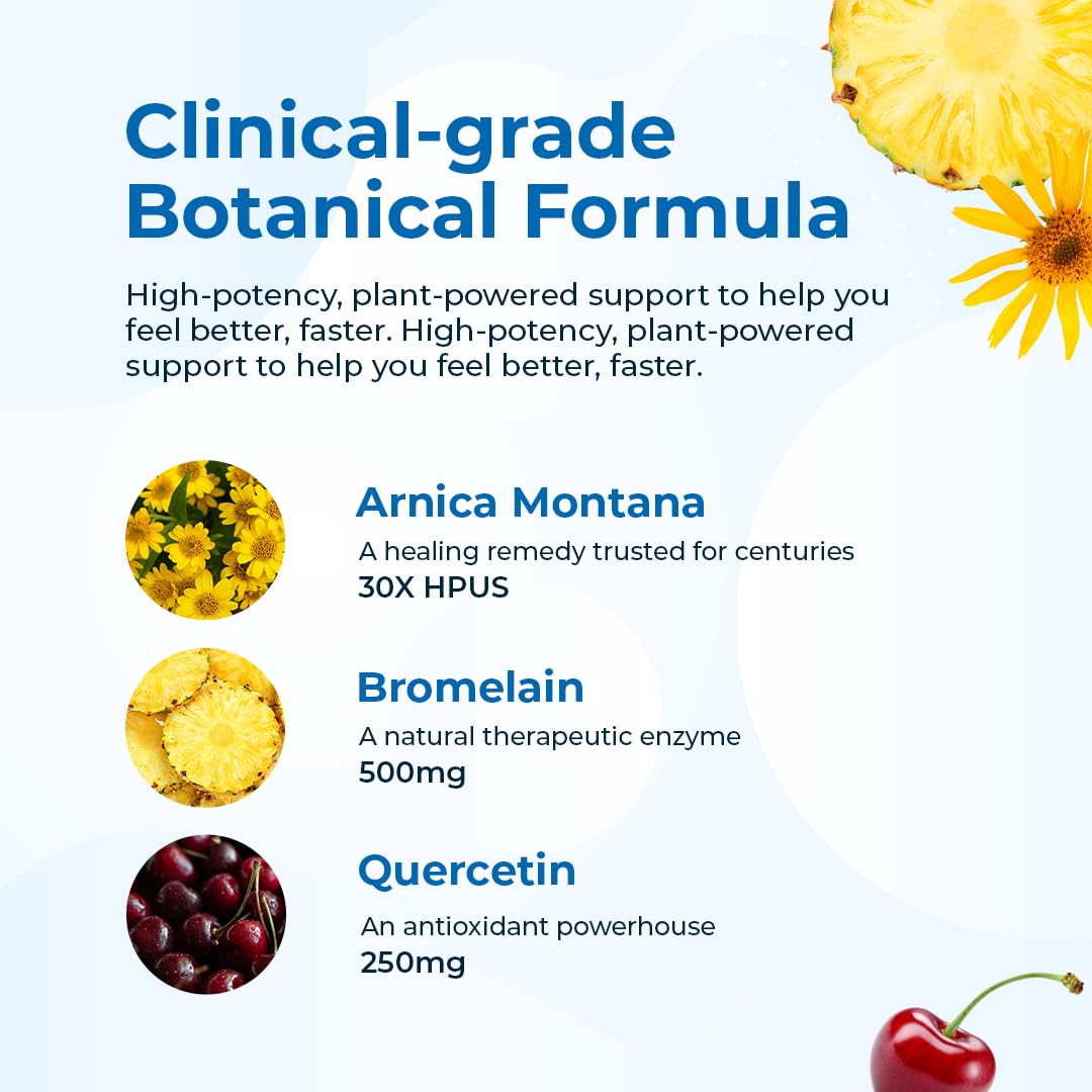 VitaMedica | Arnica Montana 30X and Bromelain with Quercetin Bundle | Arnica Montana | Bromelain | Quercetin | Recovery Bundle | Plant Based | Made in USA - TrustMedUSA