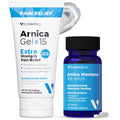 VitaMedica Arnica Montana Tablets & Arnica Gel Bundle – Support for Bruising, Swelling & Soreness, 150 Rapid-Dissolve Tablets + 3 oz Water-Based Gel - TrustMedUSA