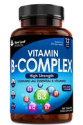Vitamin B Complex - 365 Small Tablets (One Year Supply) High Strength All 8 B Vitamins - TrustMedUSA