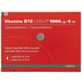 Vitamin B12 Cyanocobalamin 1000MCG/4ML GERDA 6 phials - TrustMedUSA