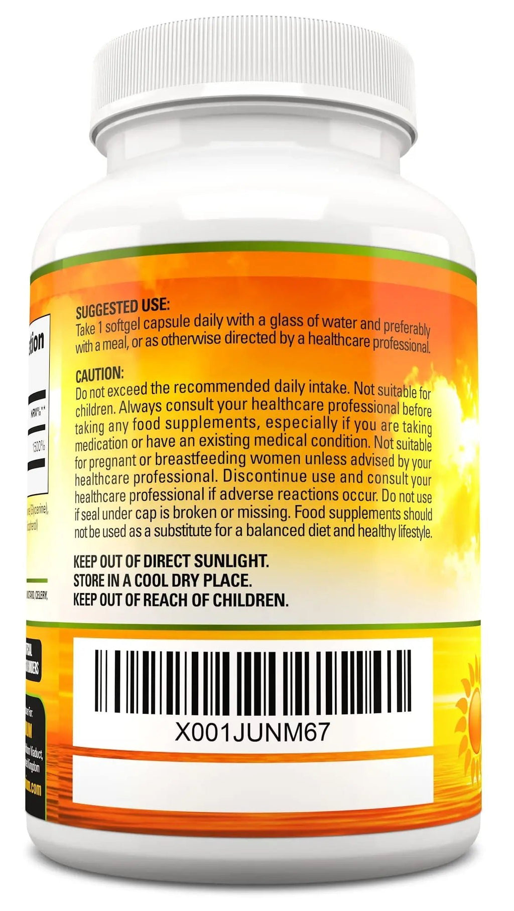 Vitamin D 3,000 IU, High Strength Vitamin D3 Supplement, 365 Easy to Swallow Softgels - TrustMedUSA