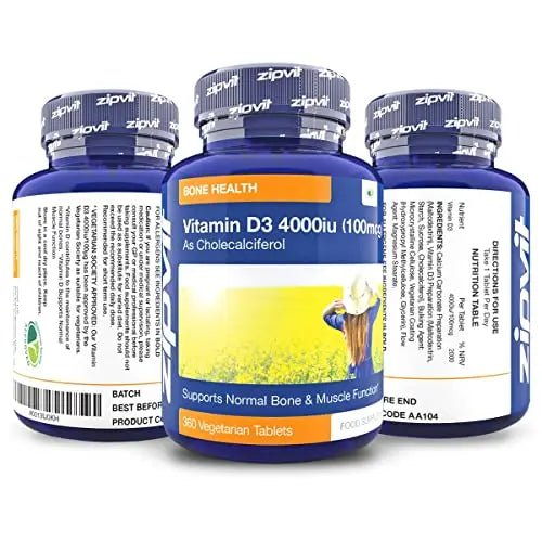Vitamin D 4000iu 360 Micro Tablets. Vegetarian Society Approved. 12 Months Supply - TrustMedUSA