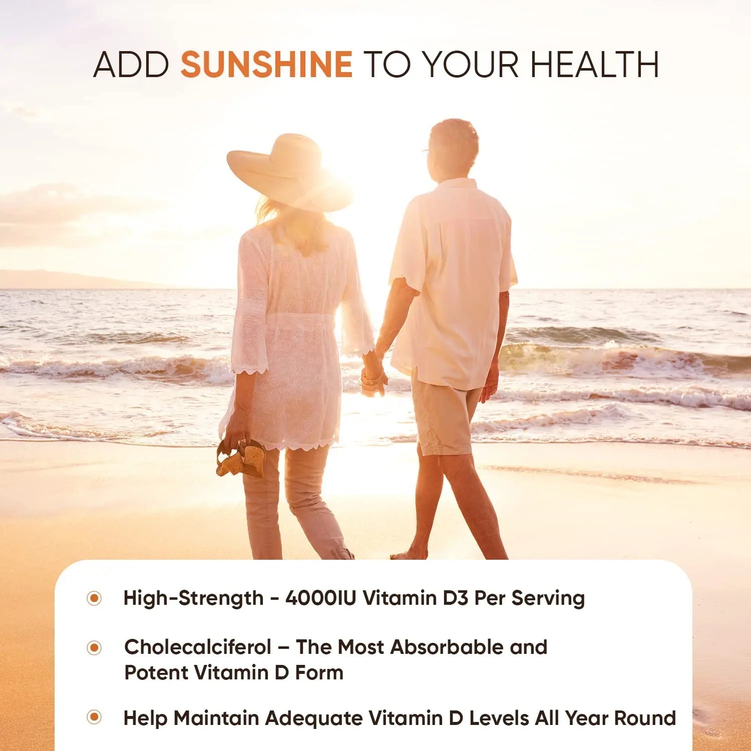 Vitamin D3 4000 IU – 400 High Strength Vitamin D Tablets (1+ Year Supply) – Vegetarian - TrustMedUSA