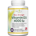 Vitamin D3 4000 iu - Vitamin D Tablets - 1 Year Supply Tablets - Vegetarian - Vitamin D - TrustMedUSA