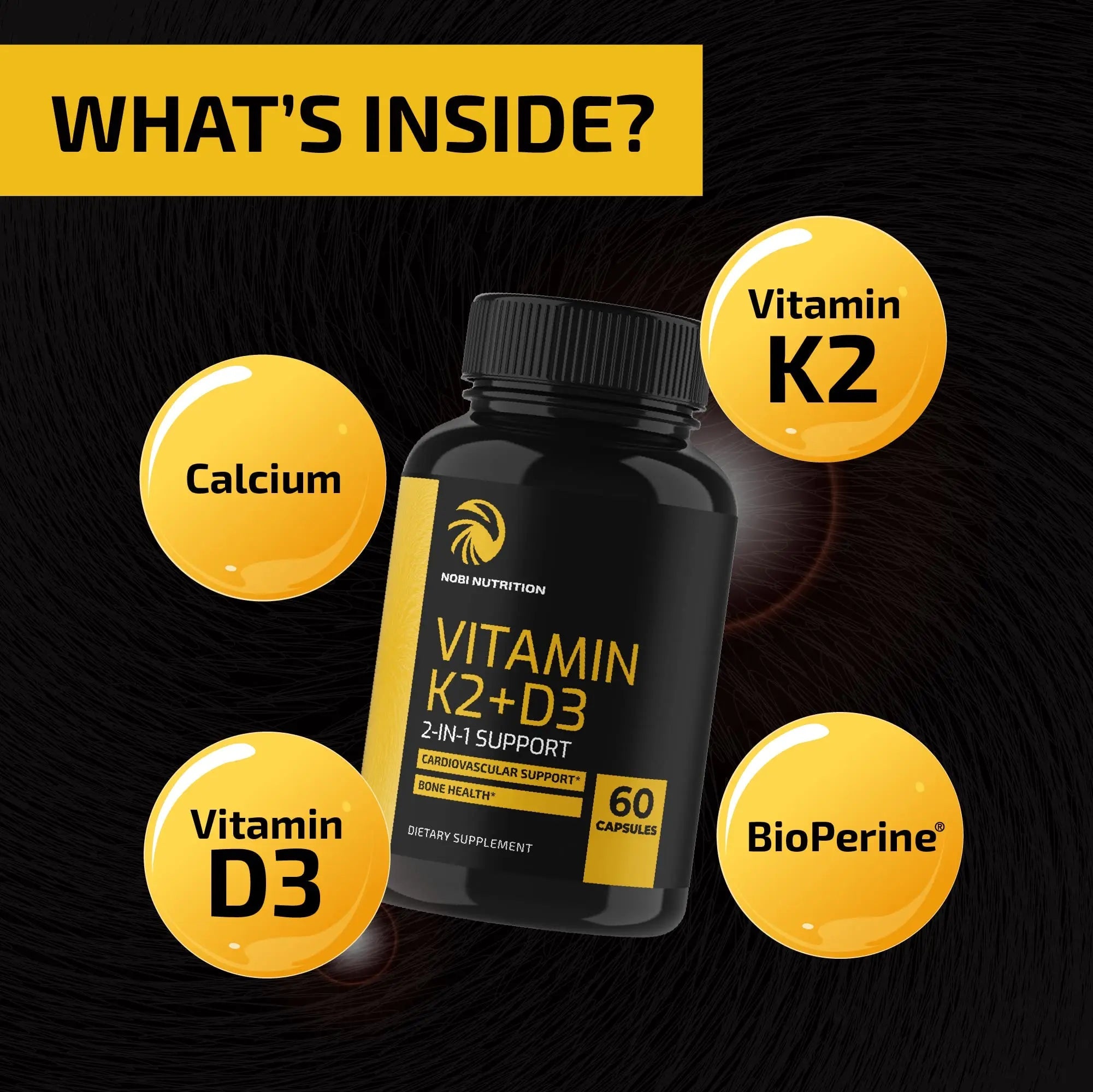 Vitamin D3 K2 5000 IU for Immune System, Strong Bones & Teeth Support | Vitamin D3 - TrustMedUSA