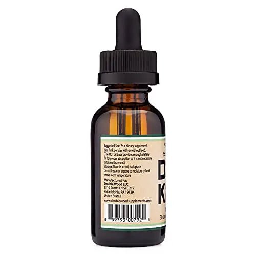 Vitamin D3 K2 5,000 IU Liquid Drops (5,000 IU of D3 and 200mcg of 99.9% All-Trans - TrustMedUSA