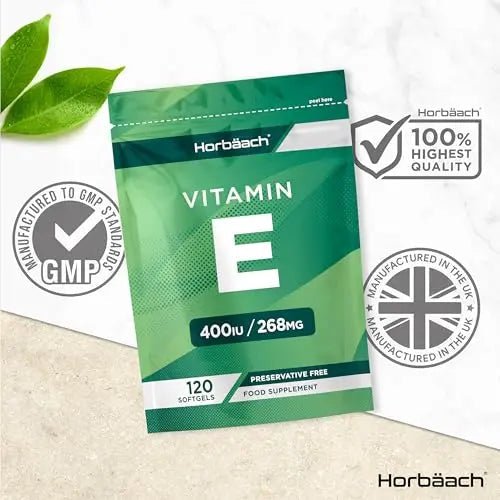 Vitamin E Capsules 400iu | 120 Count | High Strength Vitamin E as DL-a-Tocopheryl - TrustMedUSA
