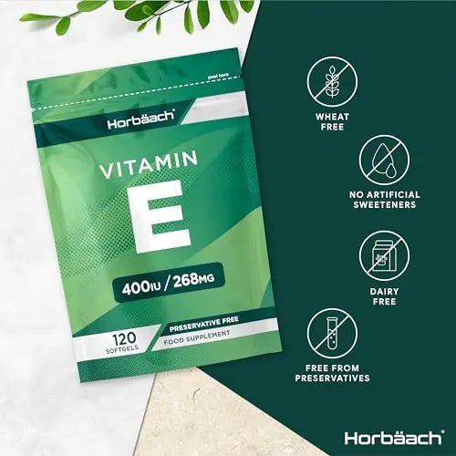 Vitamin E Capsules 400iu | 120 Count | High Strength Vitamin E as DL-a-Tocopheryl - TrustMedUSA