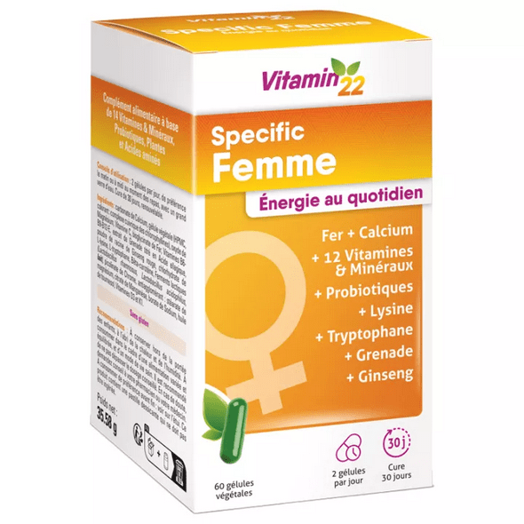 Vitamin'22 Specific Femme 60 capsules - TrustMedUSA