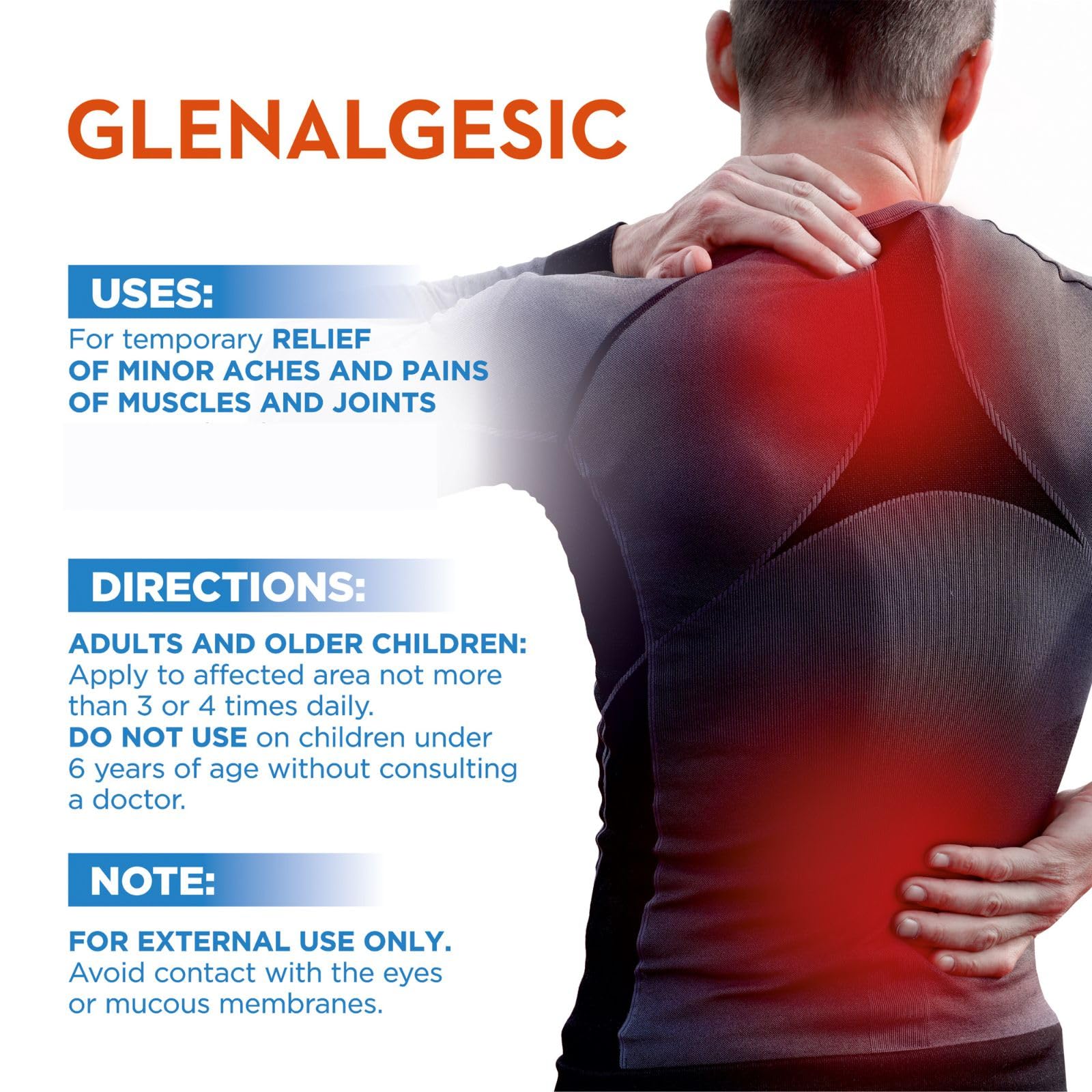 Vitaminerals 171 Glenalgesic® Pain Support Analgesic Balm, Muscle & Joint | Maximum Strength | Menthol | Camphor (8 oz) - TrustMedUSA