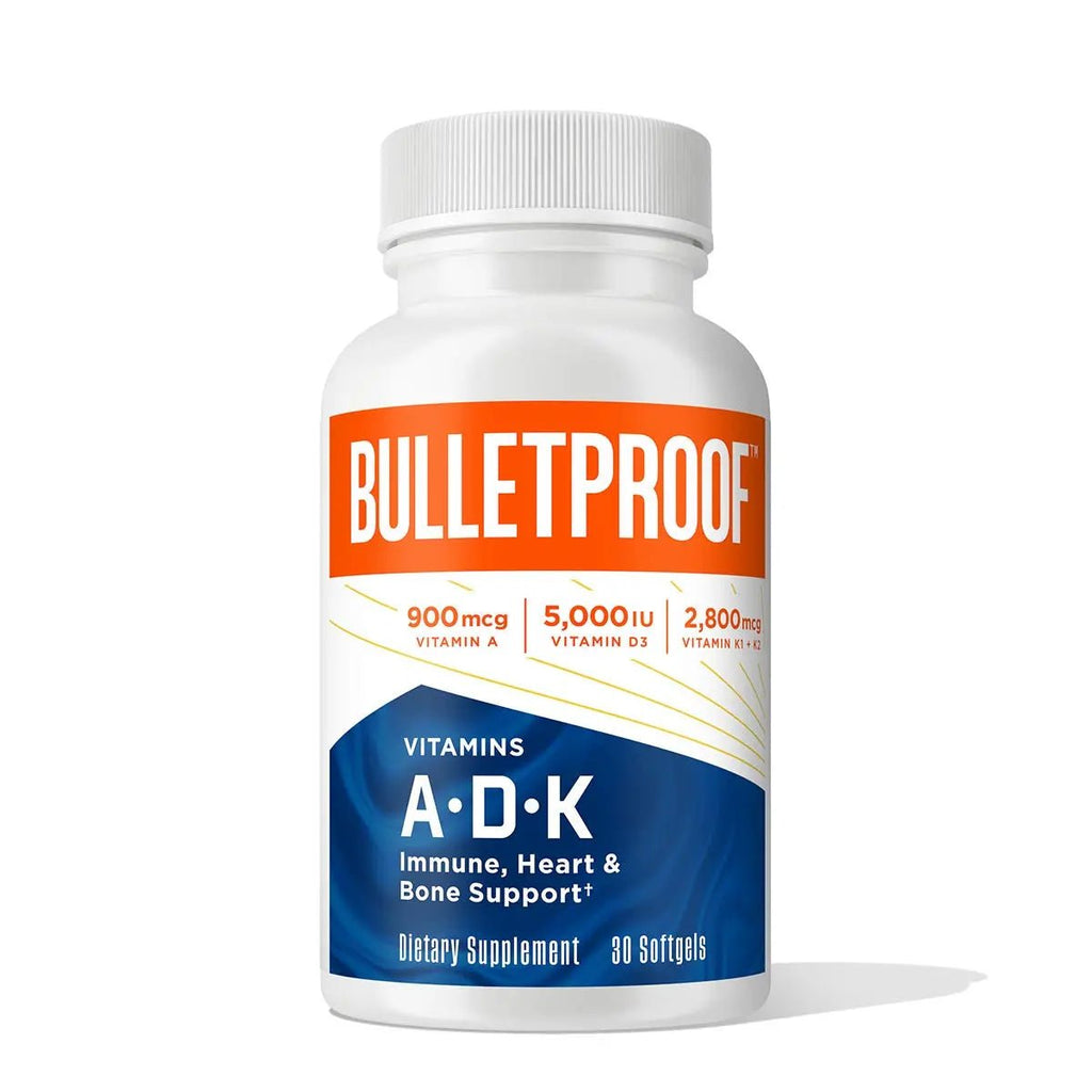 Vitamins A-D-K, 30 Softgels, 900mcg Vitamin A, with 5000 IU D3, K1, K2, K3, High Potency - TrustMedUSA