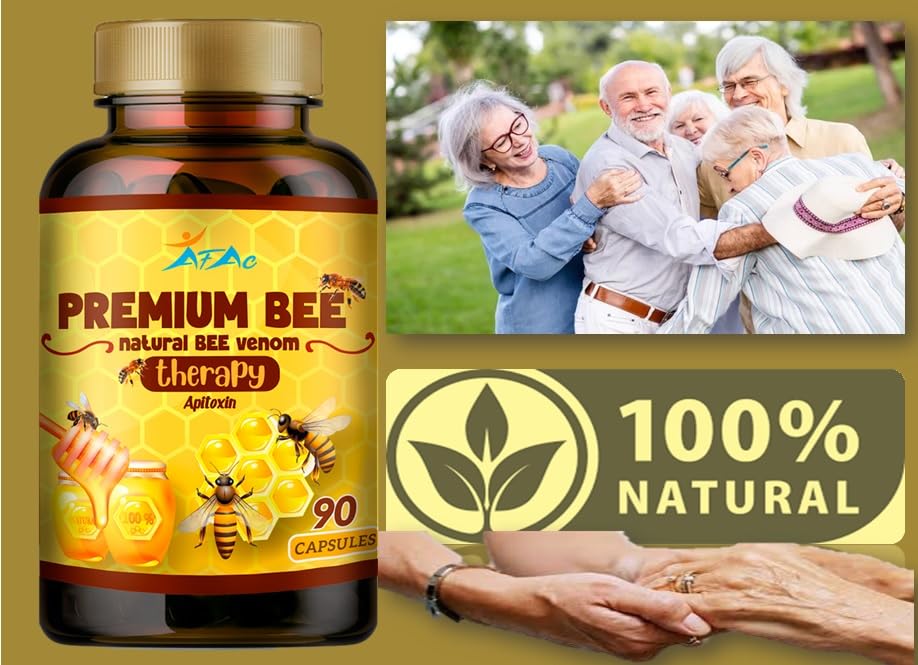 VITAMISAN Premium Natural Bee Venom with glucosamine sulfate Veneno Abeja 90 Capsulas Apitoxin Manuka Honey Dietary Supplement - TrustMedUSA