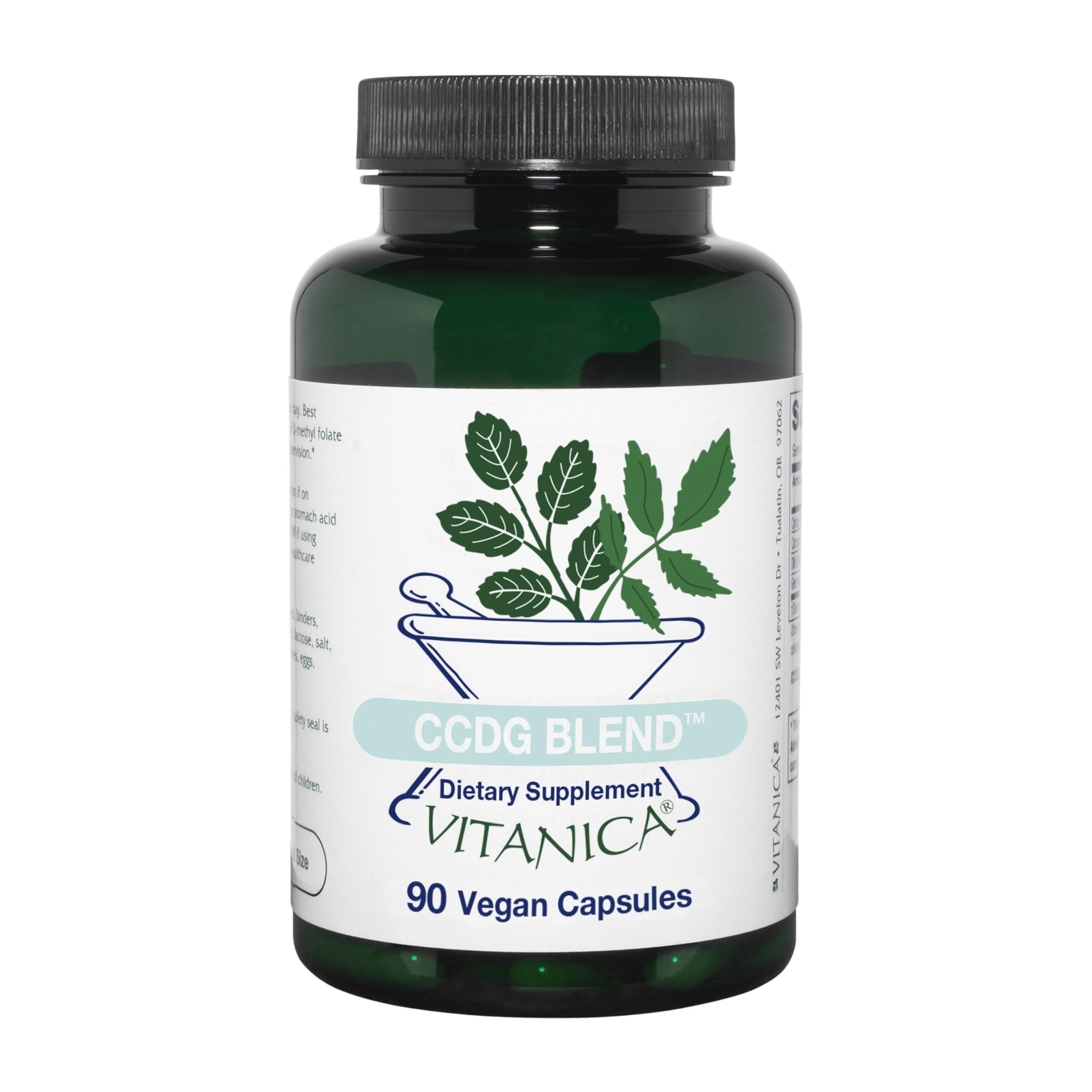 Vitanica CCDG Blend, Immune Support, DIM Supplement 200mg, Turkey Tail Mushroom, Turmeric, Green Tea, Vegan, 90 Capsules - TrustMedUSA