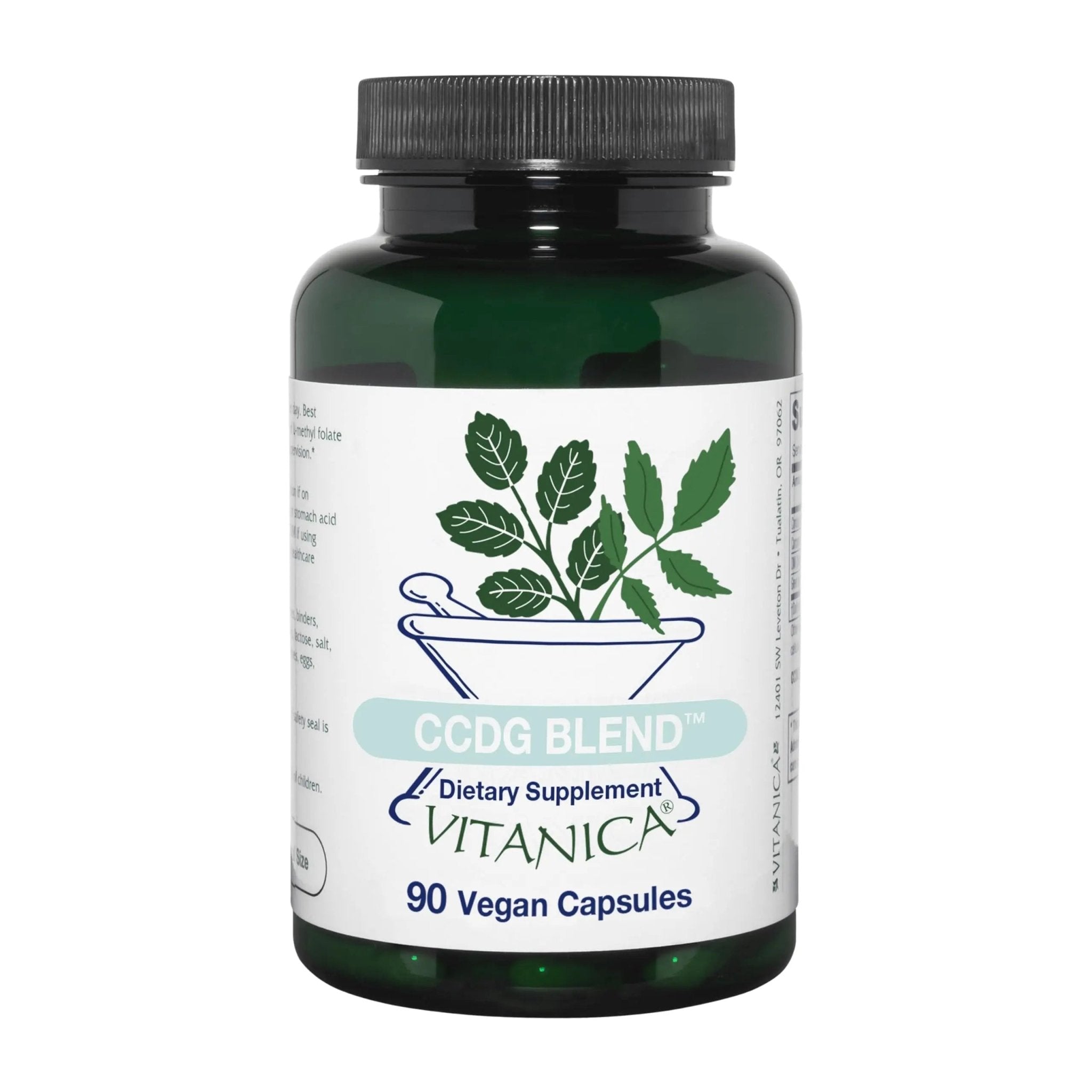 Vitanica CCDG Blend, Immune Support, DIM Supplement 200mg, Turkey Tail Mushroom, Turmeric, Green Tea, Vegan, 90 Capsules - TrustMedUSA