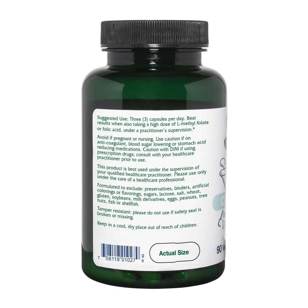 Vitanica CCDG Blend, Immune Support, DIM Supplement 200mg, Turkey Tail Mushroom, Turmeric, Green Tea, Vegan, 90 Capsules - TrustMedUSA