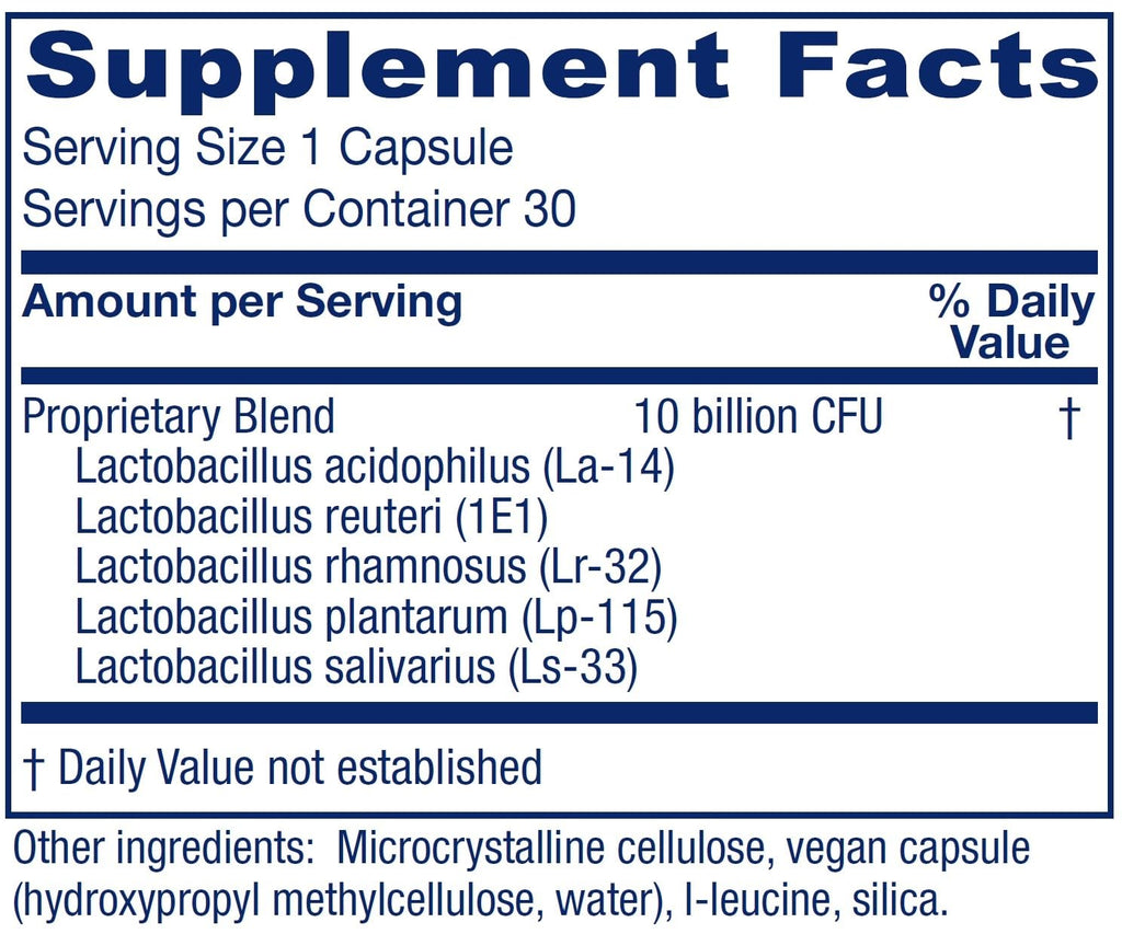 Vitanica FemEcology, Vaginal and Intestinal Probiotic Support, Vegetarian, 30 Capsules - TrustMedUSA