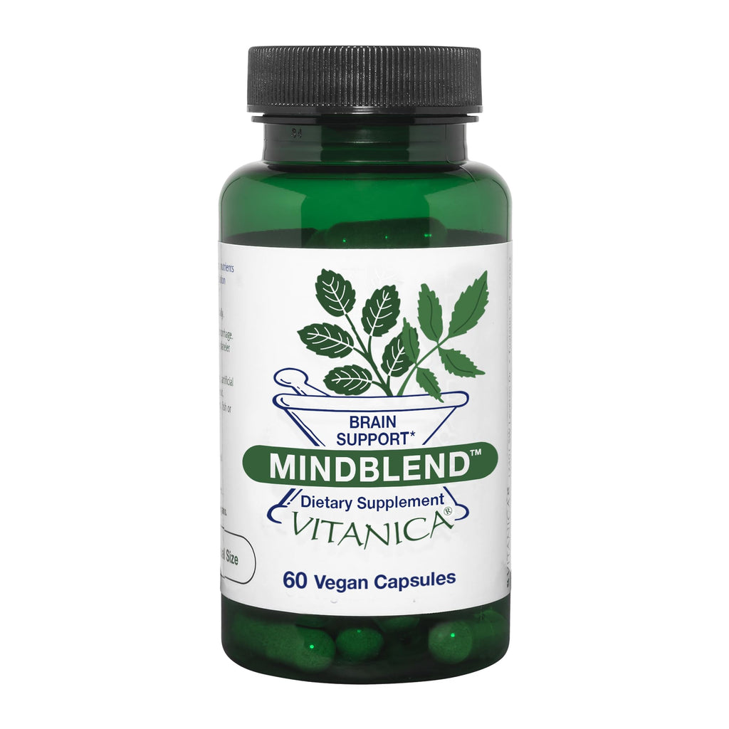 Vitanica MindBlend, Brain Support, Vegan, 60 Capsules - TrustMedUSA