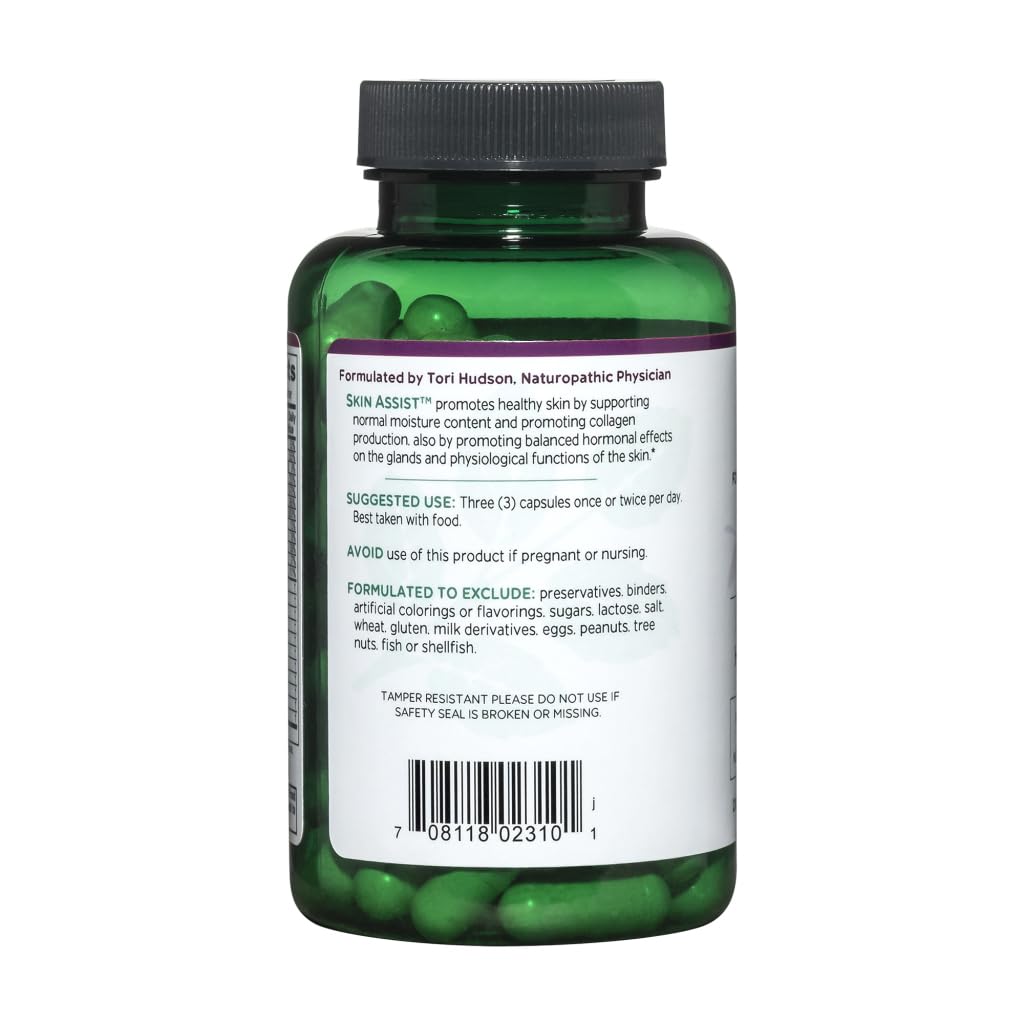 Vitanica, Skin Assist, Skin Support, Vegan, 90 Capsules - TrustMedUSA