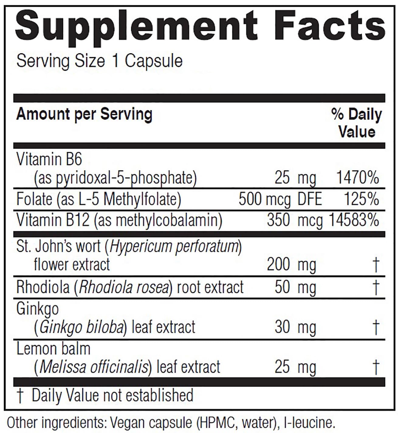 Vitanica Uplift, Mood and Emotional Support, Vegan, 60 Capsules - TrustMedUSA