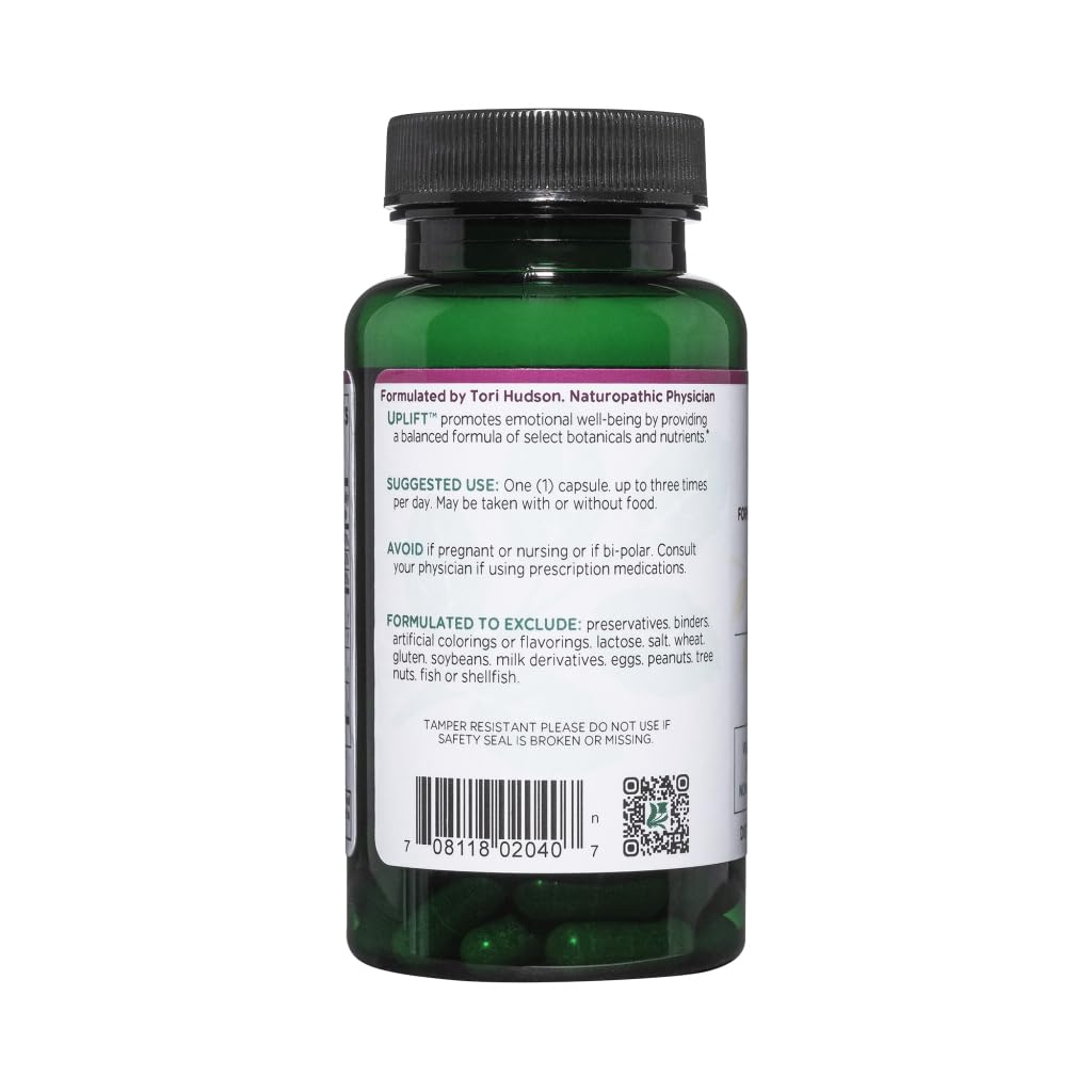 Vitanica Uplift, Mood and Emotional Support, Vegan, 60 Capsules - TrustMedUSA